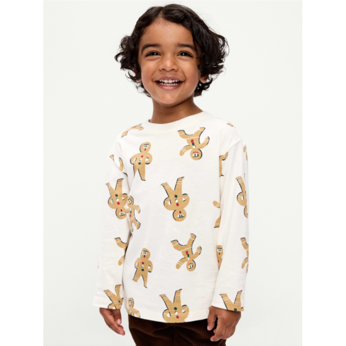 OldNavy Printed Long-Sleeve Unisex T-Shirt for Toddler