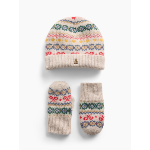 Gap Baby & Toddler Fair Isle Beanie & Mittens Set