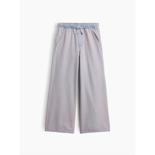 Gap Kids Mid Rise Pull-On Wide-Leg Jeans