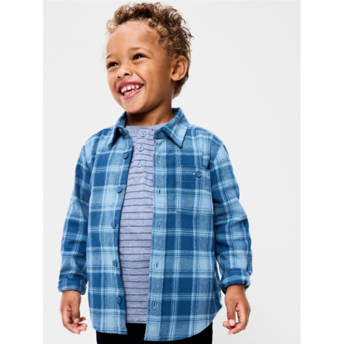 OldNavy Long-Sleeve Plaid Flannel Shirt for Toddler Boys