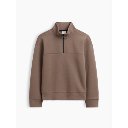Gap Kids Relaxed Quarter-Zip Tech Sweatshirt