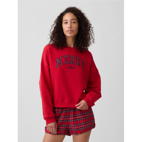 Gap Relaxed Wedge Crewneck Sweatshirt