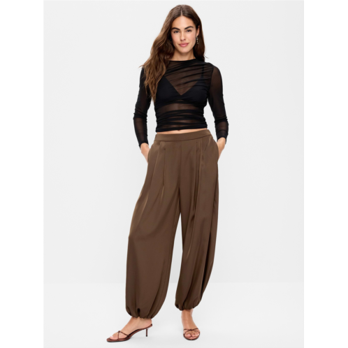 OldNavy Mid-Rise Satin Harem Pant