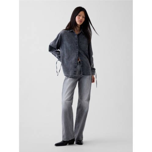 Gap Mid Rise Relaxed Flare Jeans