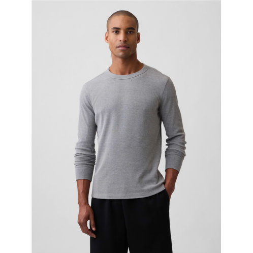 Gap Waffle-Knit Crewneck T-Shirt