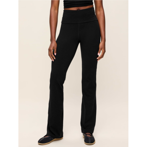 OldNavy High-Waisted PowerChill Fold-Over Bootcut Leggings