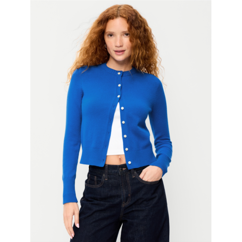 OldNavy SoSoft Cropped Crew-Neck Cardigan