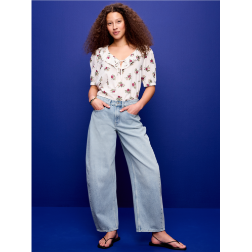 OldNavy The Arc Mid-Rise Barrel Jeans