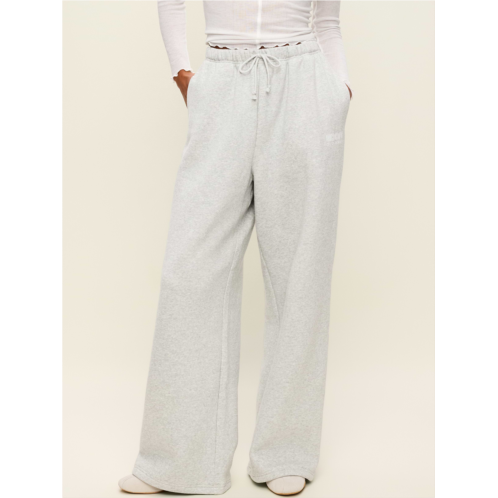 OldNavy Mid-Rise Baseline Fleece Wide-Leg Sweatpants