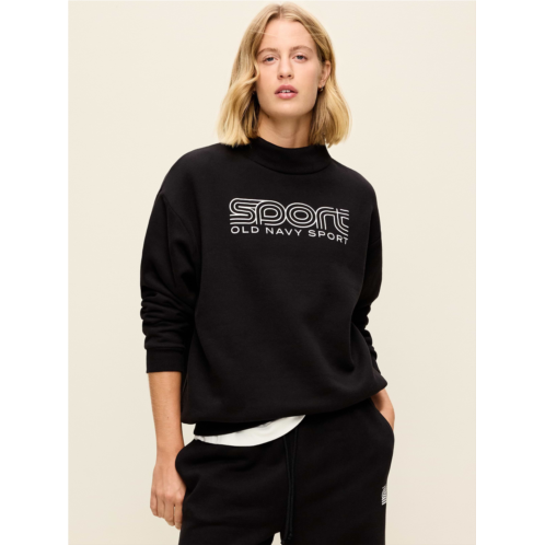 OldNavy Baseline Fleece Mock-Neck Sweater