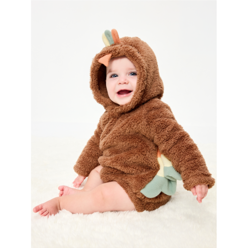 OldNavy Long-Sleeve Critter Fleece Hooded One-Piece Romper for Baby