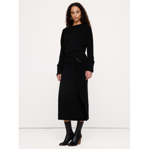 Bananarepublic Merino-Cotton Maxi Sweater Dress