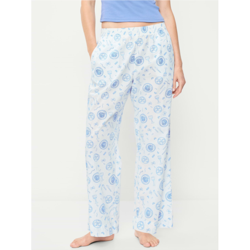 OldNavy High-Waisted Poplin Pajama Pant