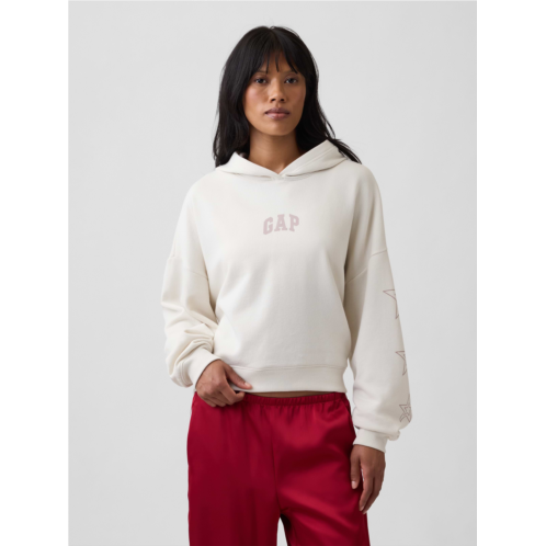 Relaxed Gap Mini-Logo Hoodie