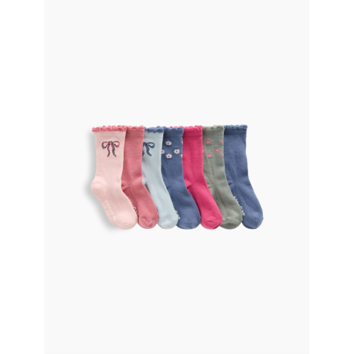 Gap Baby & Toddler Ruffle Crew Socks (7-Pack)