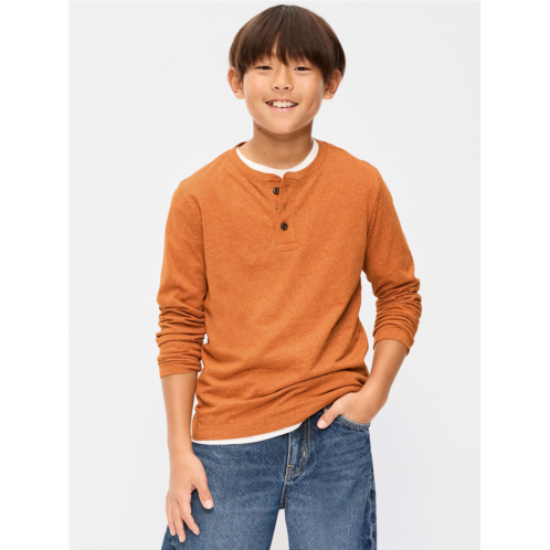 OldNavy Softest Long-Sleeve Henley T-Shirt for Boys