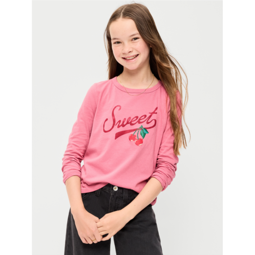 OldNavy Long-Sleeve Graphic T-Shirt for Girls