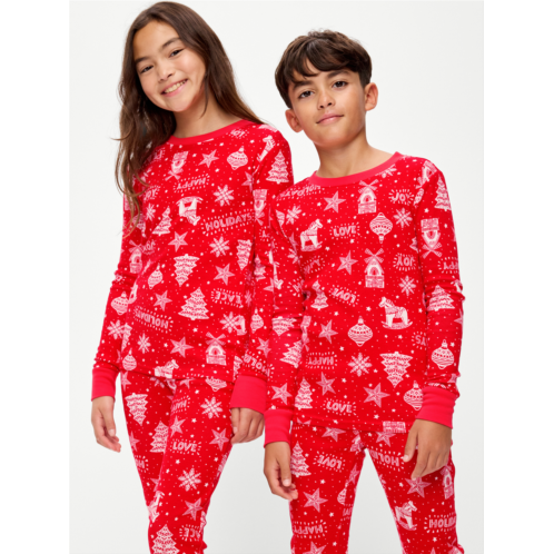OldNavy Gender-Neutral Snug-Fit Graphic Pajama Set for Kids