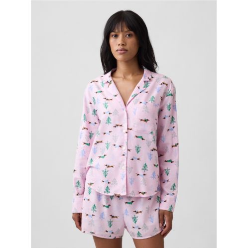 Gap Flannel PJ Shirt