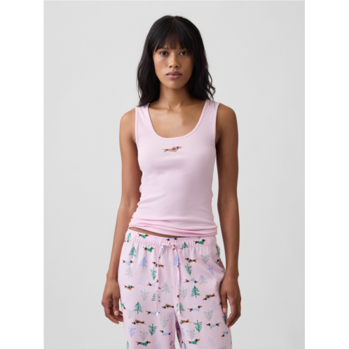 Gap Ribbed PJ Tank Top