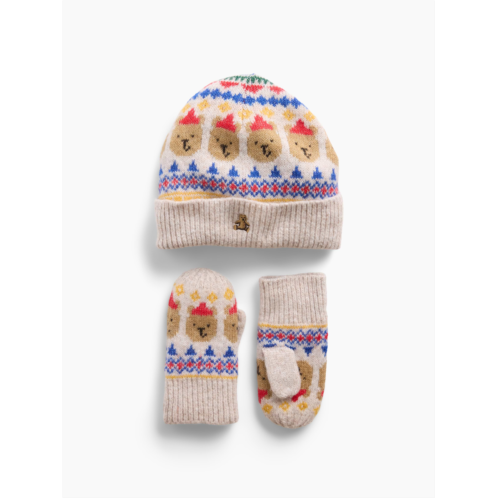 Gap Baby & Toddler Fair Isle Beanie & Mittens Set