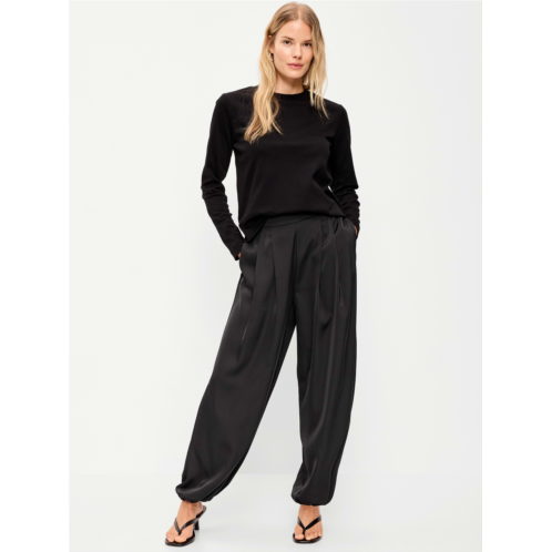 OldNavy Mid-Rise Satin Harem Pant