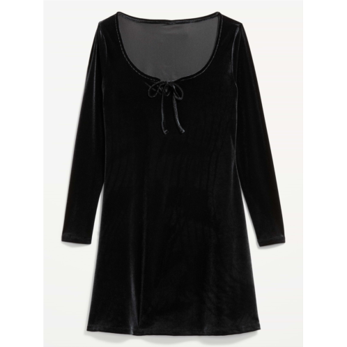 OldNavy Velvet Fit & Flare Mini Dress