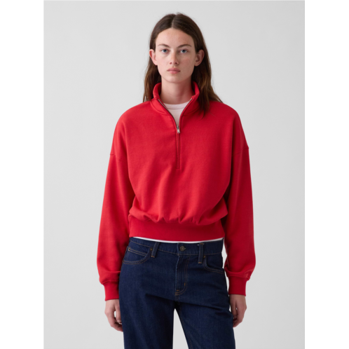 Gap VintageSoft Oversized Half-Zip Wedge Pullover