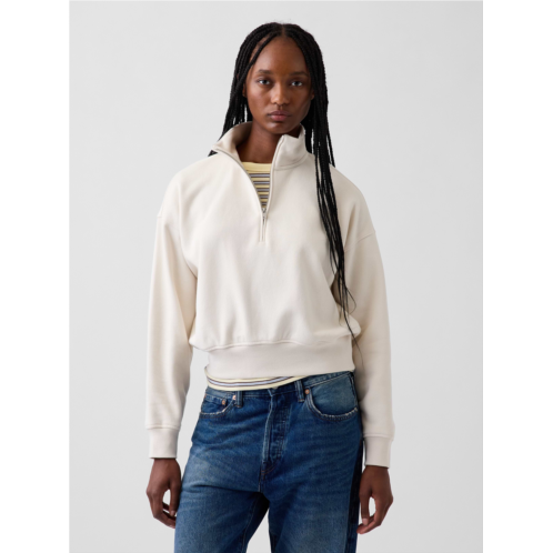Gap VintageSoft Oversized Half-Zip Wedge Pullover