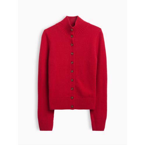 Gap CashSoft Mockneck Cardigan Sweater