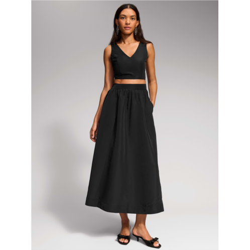 The Occasion by Old Navy Taffeta Midi Skirt