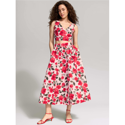The Occasion by Old Navy Taffeta Midi Skirt