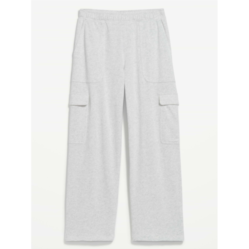 OldNavy High-Waisted SoComfy Wide-Leg Cargo Sweatpants