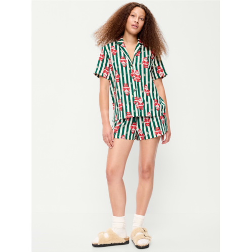 OldNavy Flannel Pajama Short Set for Women