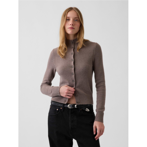 Gap CashSoft Mockneck Cardigan Sweater