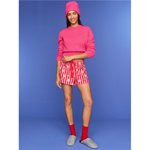Old Navy x Disney Flannel Boxer Pajama Shorts for Women