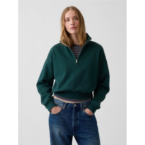 Gap VintageSoft Oversized Half-Zip Wedge Pullover