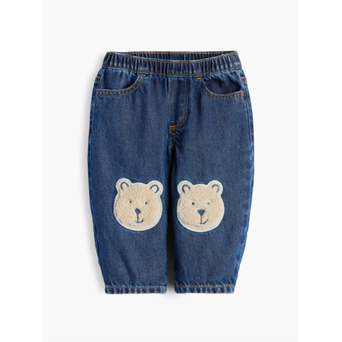 Gap Baby Brannan Bear Patch Pull-On Jeans