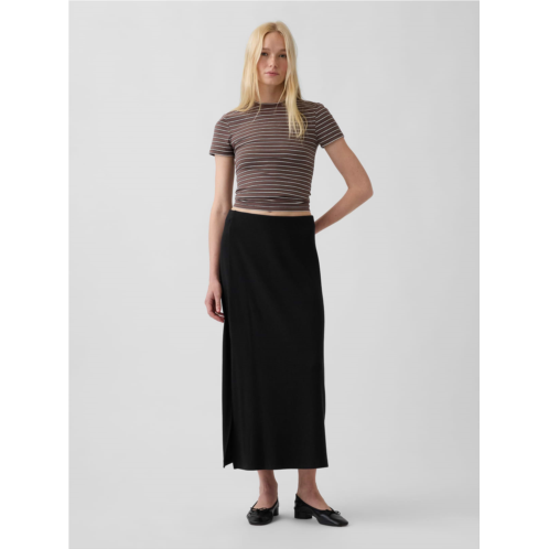 Gap Modern Rib Easy Maxi Skirt