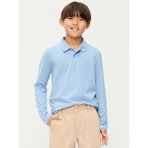 OldNavy School Uniform Long-Sleeve Polo Shirt for Boys