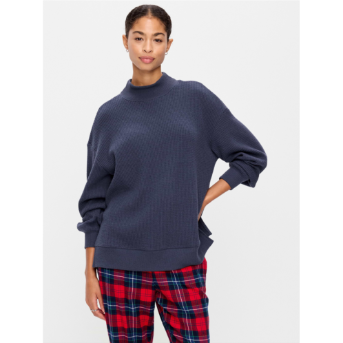 OldNavy Oversized Mock-Neck Long-Sleeve Top