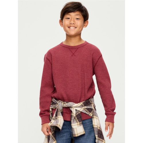 OldNavy Long-Sleeve Waffle Knit T-Shirt for Boys