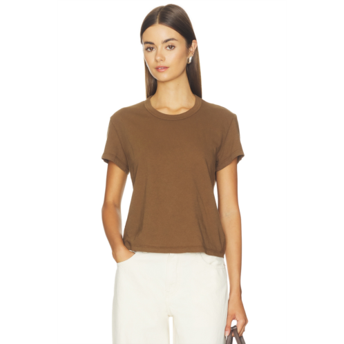 Shrunken Crew Neck Short Sleeve Tee James Perse