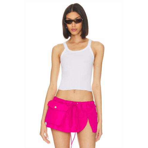 x Hanes Cropped Rib Tank RE/DONE