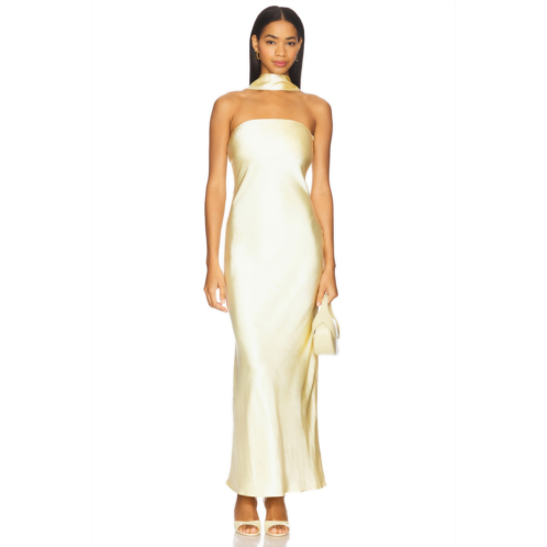 x REVOLVE Angelina Neck Tie Maxi Dress SNDYS
