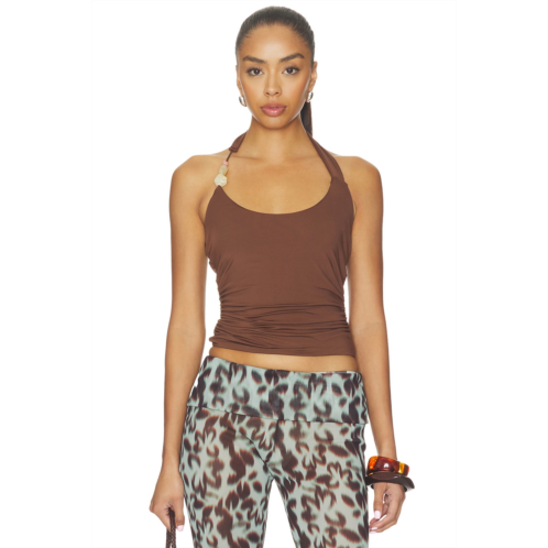 Lexie Twist Halter Tank SNDYS