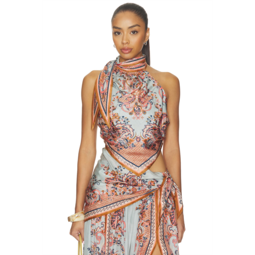 Aster Scarf Bodice Top Zimmermann