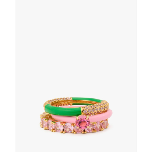 Kate spade Hint Of Shimmer Stacking Ring Set