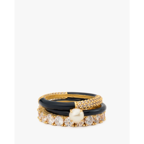 Kate spade Hint Of Shimmer Stacking Ring Set