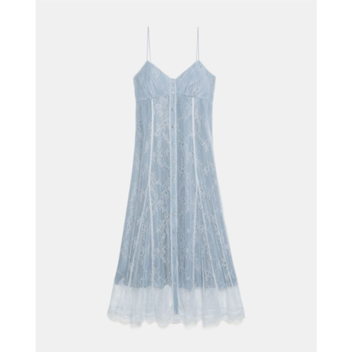 Kate spade Lurex Lace Sleeveless Midi Dress